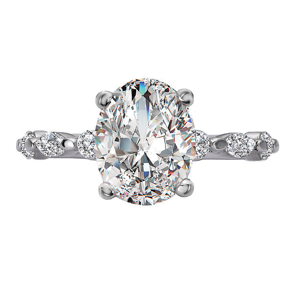 Semi-Mount Diamond Engagement Ring
