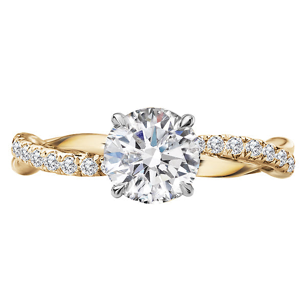 Semi-Mount Diamond Engagement Ring