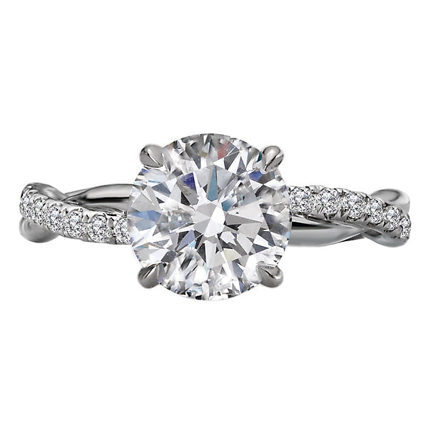 Semi-Mount Diamond Engagement Ring