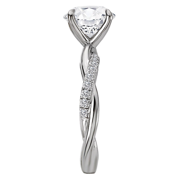Semi-Mount Diamond Engagement Ring