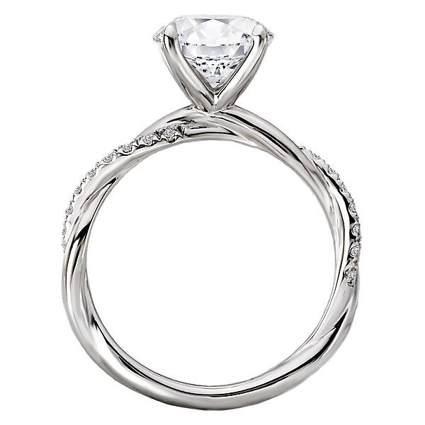 Semi-Mount Diamond Engagement Ring