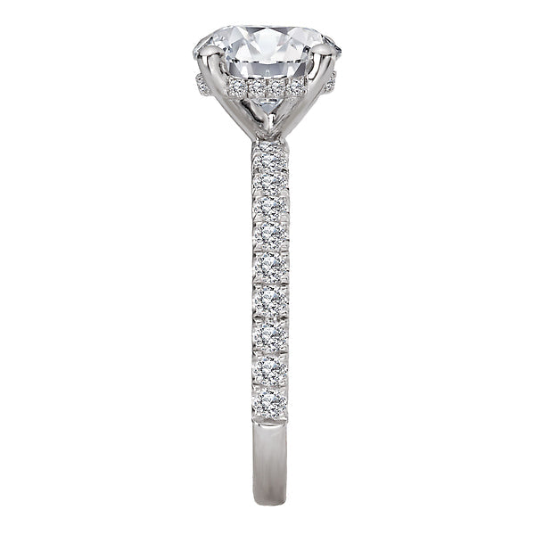 Diamond Semi-Mount Engagement Ring