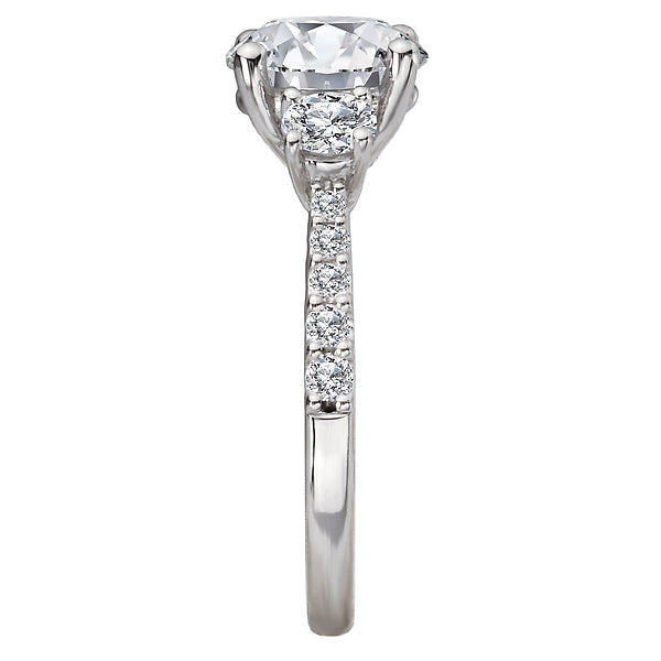 Diamond Semi-Mount Engagement Ring