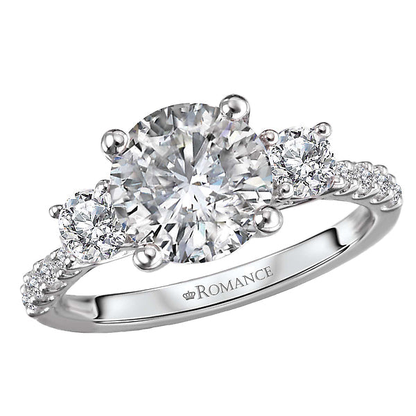 Diamond Semi-Mount Engagement Ring